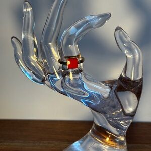 Smart Ring with Red Display